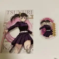 ダイソー 鬼滅の刃 ポストカードガム ステッカーガム 栗花落カナヲ セット