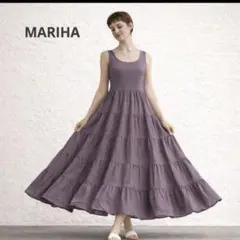 新品】MARIHA マリハ ベアトップワンピース ロング ティアード Aライン
