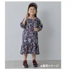 チャオパニックティピー　アフリカンバテック柄　ワンピース　花柄 七分袖