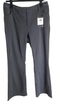 KJC0272■ 新品 パンツ フロントファスナー 無地 73-99 グレー