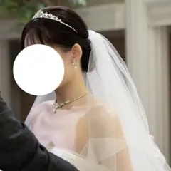 【期間限定お値下げ❣️】【即日発送可】ブライダルティアラ 結婚式 ティアラ