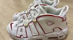 NIKE AIR MORE UPTEMPO ホワイト レッド 27.5cm