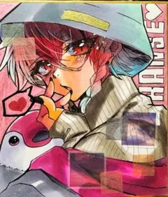 アナログイラスト色紙オーダー