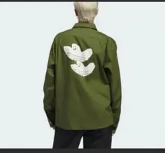 美品✨　値下　adidas 長袖シャツ　マークゴンザレス　カーキ