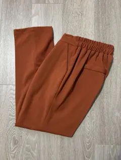 wcloset ストレッチ アンクルパンツ レンガ色 Mサイズのサムネイル