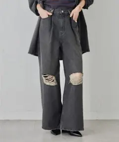 2024ss Whim Gazette タックデニムパンツのサムネイル