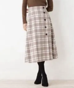 【新品/タグ付き】OPAQUE.CLIP アソート起毛フレアスカート　40/L