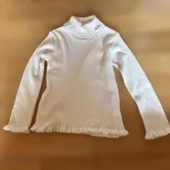 BeBe フリル付きタートルネック 120