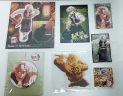 鬼滅の刃　不死川実弥 無限城編セット　アクスタ・カード・缶バッジ　オマケ付き