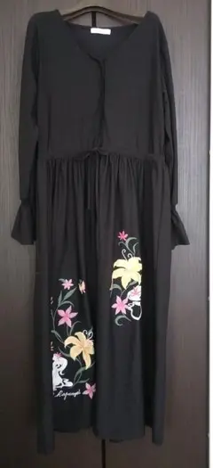 大人気❤✨Disney ラプンツェル 大人可愛い ロングワンピース Mサイズのサムネイル
