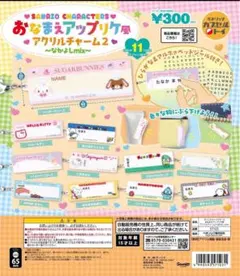 산리오 おなまえアップリケ風アクリルチャーム 2 KIRIMIちゃん.