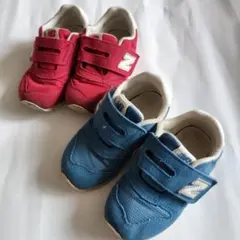 New Balance 373 スニーカー 赤 青　2足