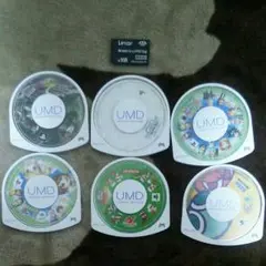 PSPソフト6本＋メモリースティック1GB