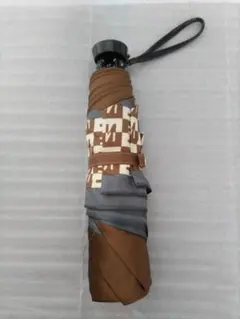 FENDI 折りたたみ傘 ブラウン 保存袋付き