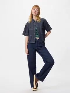 UNIQLO / ローライズワイドジーンズ / インディゴブルー