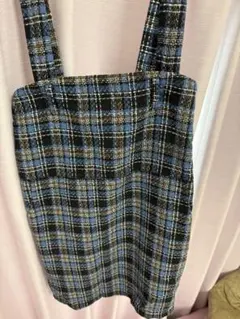 jouetie チェック柄 ジャンパースカート M