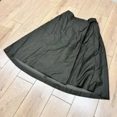 グローバルワーク きれいめ ナチュラル ベーシック ロング ギャザー スカート