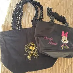 ディズニー ミニー トートバッグ2個セット