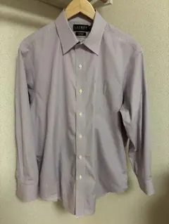 LAUREN RALPH LAUREN 紫ストライプ 16 1/2 32/33