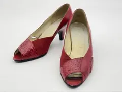 鑑定済み✨Yves Saint Laurent オープントゥ パンプスのサムネイル