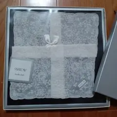 SWATOW レースハンカチ ホワイト