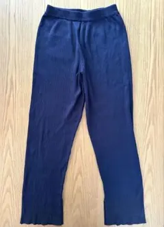 AMERICAN HOLIC リブストレッチパンツ ネイビー Mサイズ