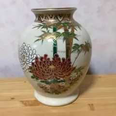 薩摩焼花瓶 貫入 木箱あり - メルカリ