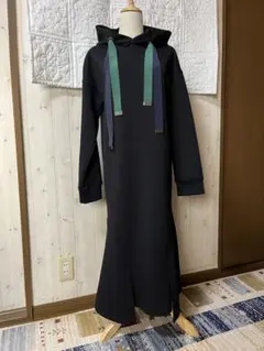 新古品 UN3D. ビッグポケットフレアワンピース ホワイト アンスリード