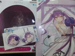 一番くじ　ホロライブ ウェディングドレス　常闇トワ 3点セット