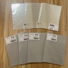 A7両面透明シール台紙リフィル　メリング　MERING シール帳