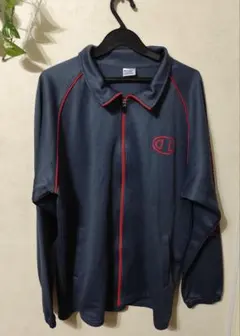 チャンピオン ジャージ 上 トラックジャケット XL ネイビー 紺 赤