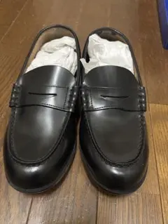ブラックレザー ローファー 24cm EEEのサムネイル