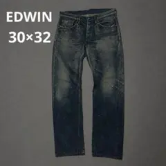 00s EDWIN 503VC ストレートデニム 赤耳 鬼ヒゲ ハチノス 日本製