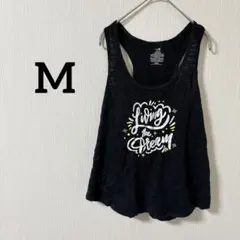 美品✨️タンクトップ Mサイズ ブラック 黒 メンズ トップス 袖なし シンプル
