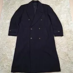 KENZO マキシ丈　着丈121cm　ロングコート　ヘリンボーン　黒