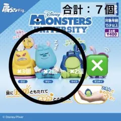 モンスターズインク 肩ズンFig. 가챠 묶음 판매