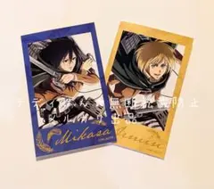 進撃の巨人 記憶への進撃 カード ★ミカサ&アルミン★