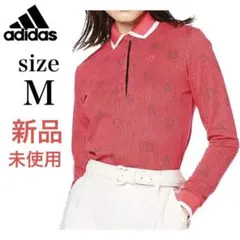 adidas ゴルフウェア 長袖ポロシャツ