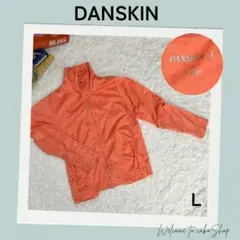 ダンスキン　DANSKIN　薄手ジャケット　ドット柄　ジップアップ ジャージ　L