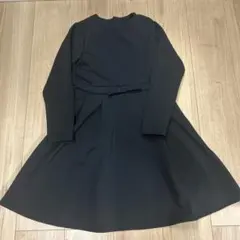 devirock ブラック 長袖ワンピース 140