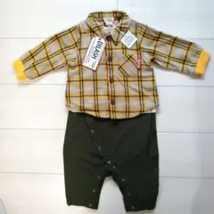DILASH 　チェック柄　ロンパース 　80cm