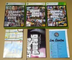 グランドセフトオート グランド・セフト・オート XBOX360 3点セット