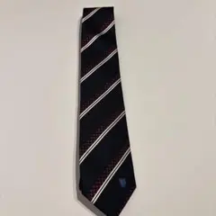 ブラックレーベルクレストブリッジ ネクタイ ストライプ ブラック メンズ