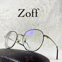 Zoff】（人気のクラシック）CLASSICメガネ ボストン クリアフレーム