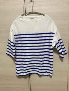 ORCIVAL ラッセル ボーダー バスクシャツ　オーシバル　長袖　七分袖　青白