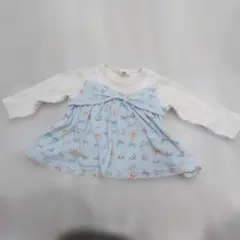 アンパンマン　女の子　80　長袖ワンピース　古着