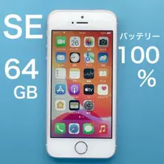 【良品】iPhone SE 第一世代 バッテリー100% 64GB SIMフリー