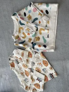 アンパンマン　プーさん　長袖　80