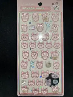 ちいかわ　古本屋　カニちゃん　シール　ボンボンドロップシール　うるちゅる