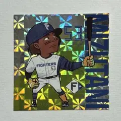 北海道日本ハムファイターズ 超お菓子祭り 選手イラストステッカー　水谷瞬のサムネイル